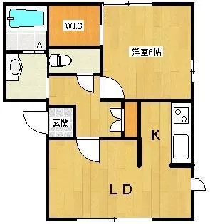 ピュアフォンターナ【2階】の間取り