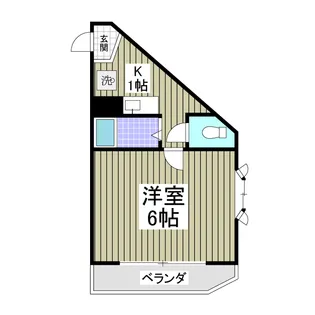 シャルマンフジ熊谷壱番館【2階】の間取り
