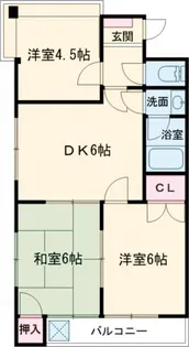 ベラウッド可児【2階】の間取り