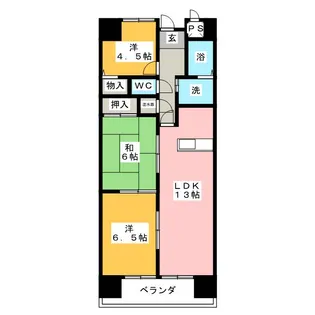 ルネスコザワ【3階】の間取り