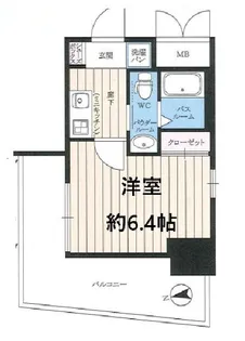 大阪府大阪市浪速区下寺2【マンション】の間取り