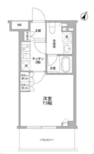 フレアージュ白金台【1階】の間取り
