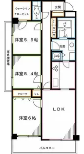 コンフォリア西荻北【5階】の間取り