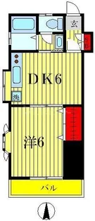メゾンEX【1階】の間取り