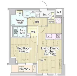 セリジェ池尻大橋【3階】の間取り
