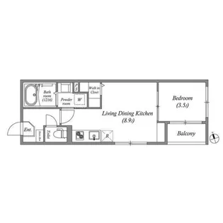 ソレイユ大東町【2階】の間取り