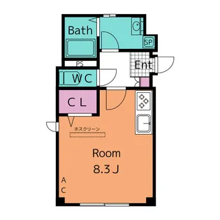 「NEW」 Lichess中町(ライチェス)【2階】の間取り
