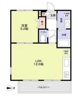 メゾンK【3階】の間取り