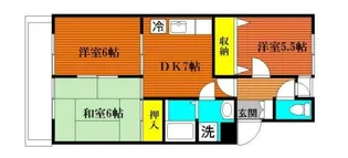 メゾン島田【1階】の間取り