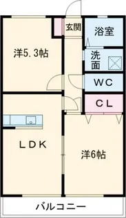 プレタメゾンII【3階】の間取り