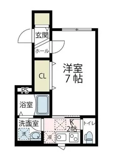 アズール【1階】の間取り