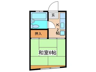 山越ビル【4階】の間取り