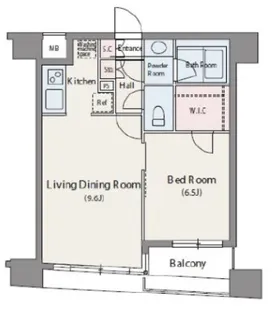 東京都中央区日本橋堀留町2【マンション】の間取り