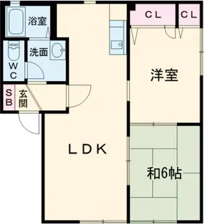 フレグランス A棟【1階】の間取り