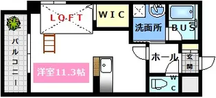 グランドポレストーネ竹屋【2階】の間取り