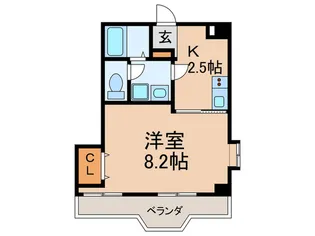シャトー 仁川【4階】の間取り