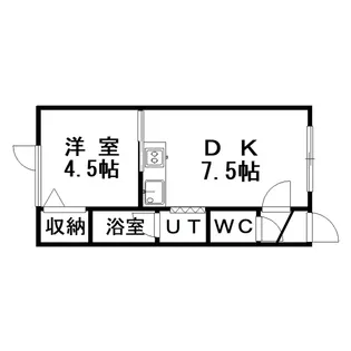 長沢マンション(北都)【2階】の間取り