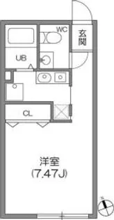 ZESTY神楽坂I【4階】の間取り