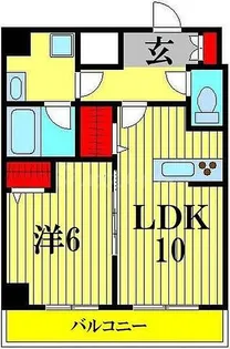 ティモーネ深川リーヴァ【6階】の間取り