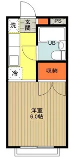 パークサイドグローリー【1階】の間取り