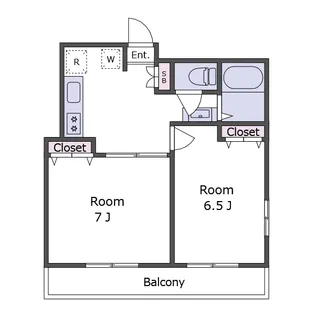 プルミエイッセン【1階】の間取り