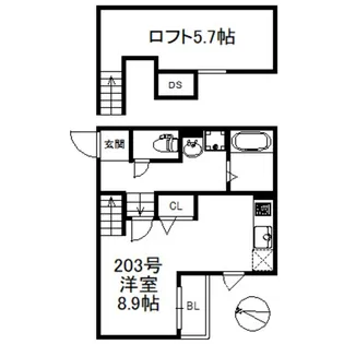 福岡県福岡市早良区田村4【アパート】の間取り
