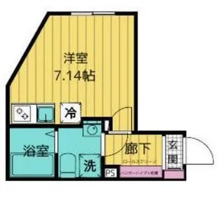 クリオ ラモード神楽坂【4階】の間取り