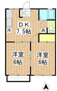 神奈川県相模原市緑区元橋本町【アパート】の間取り