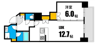 Prosper大手町【6階】の間取り