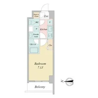 meLiV岐阜駅前【8階】の間取り