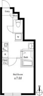 メイスプリング長崎【1階】の間取り
