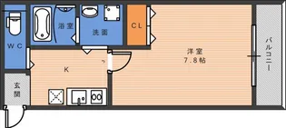 レ・ジュール針中野【2階】の間取り