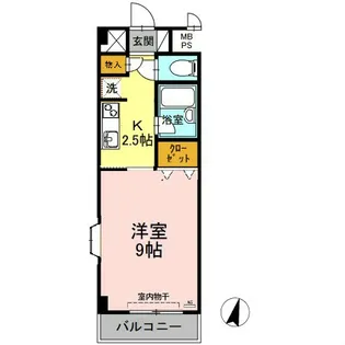 グリーンリバティー新蔵【2階】の間取り