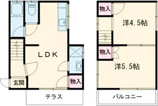 三重県四日市市笹川6【一戸建】の間取り