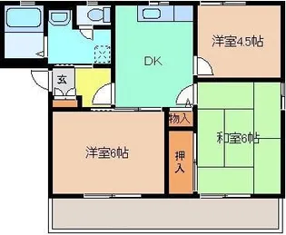 ネオリファインド II【1階】の間取り