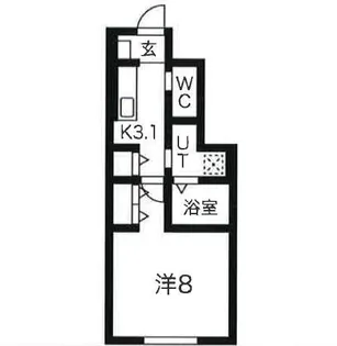 ブランシュノワール藤沢 A【1階】の間取り