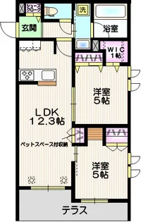 埼玉県さいたま市桜区田島9【マンション】の間取り