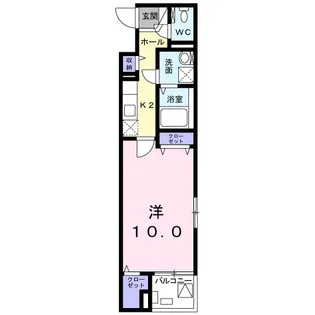 ユーミースカイ【4階】の間取り