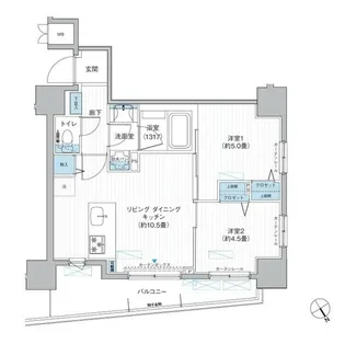 MAITRI YOTSUYA(マイトリィ四ツ谷)【7階】の間取り