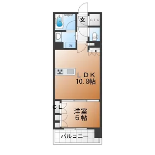 パークリュクス目黒【8階】の間取り