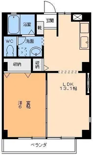 フォブール一色III【1階】の間取り