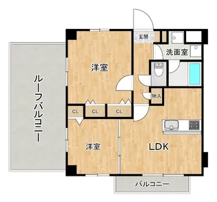 ガーデンレジデンス田川【1階】の間取り