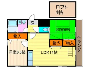 グレ-スヒル幸の間取り