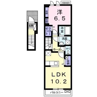マウンテンエミネンスV【2階】の間取り