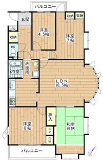 アーバンみらい東大宮東三番街【3階】の間取り