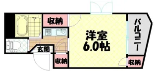 メゾンマルヨネ九条【3階】の間取り