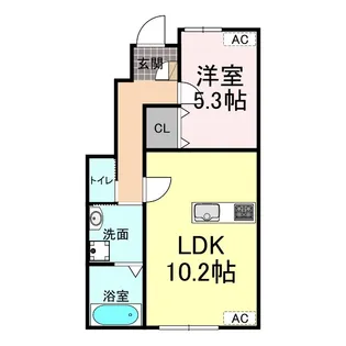 マースフル【1階】の間取り
