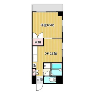 アドリアーノ【7階】の間取り