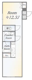 ファーレ四谷4【1階】の間取り