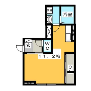 スタブリテラス桑名【3階】の間取り